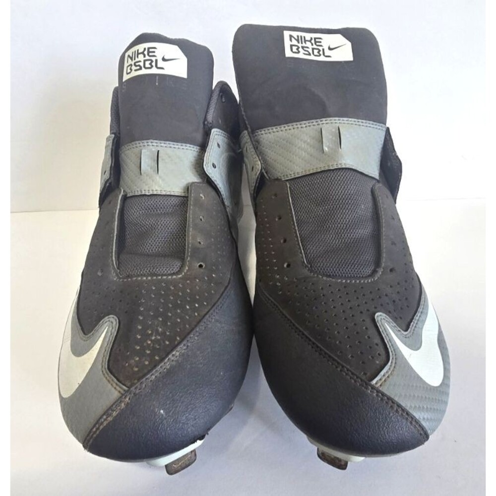 NIKE Air MVP Pro 2 Metal Baseball Cleats Wolf Grey White 684685‑011 Size 15